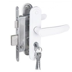 Замок врезной ЗЕНИТ ЗВ4-3.03 белый /4720/