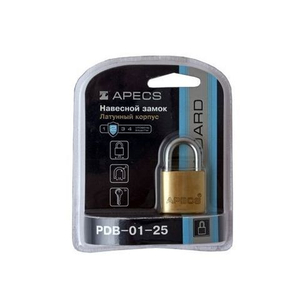 Замок навесной APECS PDB-01-25