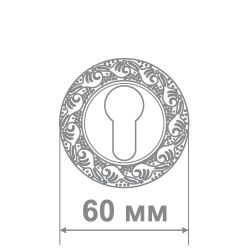 Накладка цилиндровая ALEMAR ET 20 BCF кофе глянец