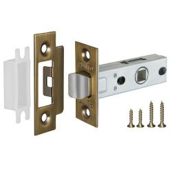 Защелка врезная PUNTO L45-8 ABG зеленая бронза /36939/