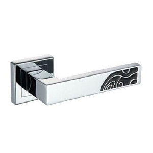 Ручка дверная Leo Z0-02211 CPB хром/черный