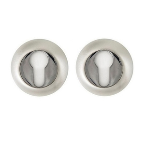 Накладка под цилиндр PUERTO ET AL 08 PW/CP (жемчужный/хром блестящий)