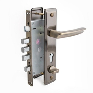 Замок врезной APECS T-05-60/80.2293-A-C-AB-L бронза левый