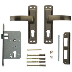 Замок врезной APECS 1601 AB бронза