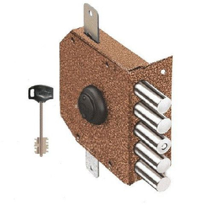 Замок накладной ЭЛЬБОР 1.06.52.МА Гранит