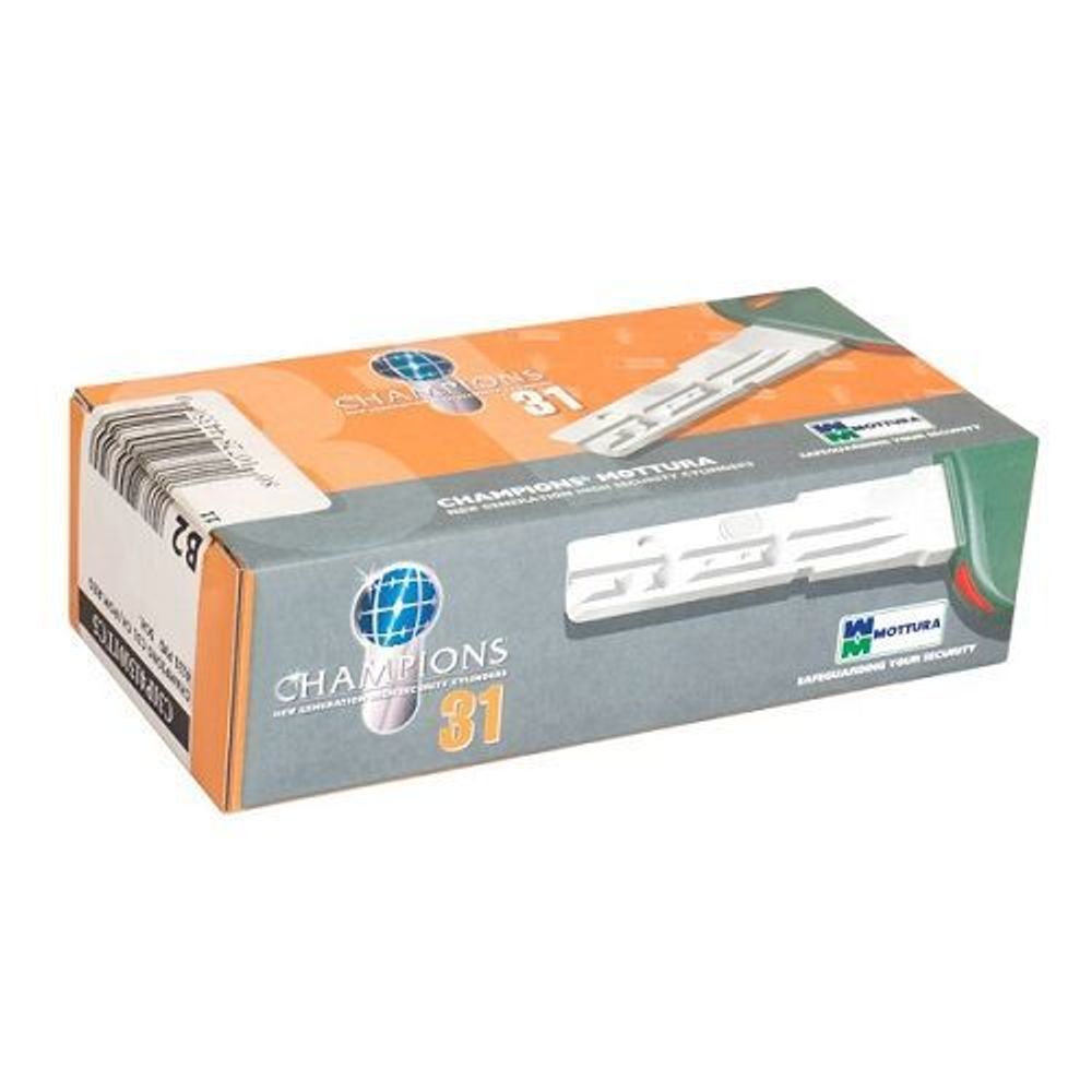 Цилиндровый механизм под вертушку (дл. шток) MOTTURA C31P313101C5 (62 мм/26+10+26) никель /5842/