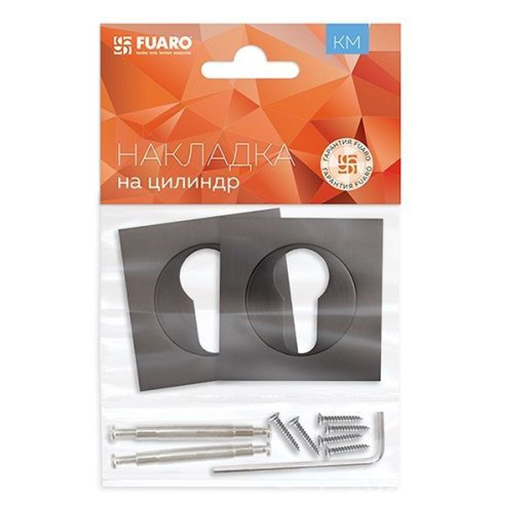 Накладка под цилиндр FUARO ET KM GR-23 графит /40021/