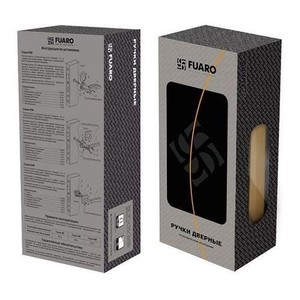 Ручка раздельная FUARO TWIST KM SN/CP-3 мат.никель/хром /27717/