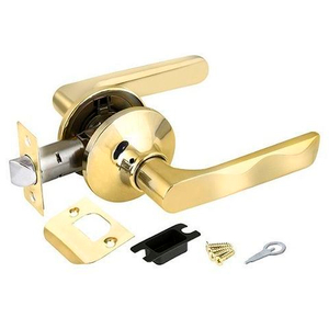 Ручка защелка PUNTO 6024 PB-P (без фик.) золото /36829/