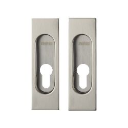 Ручка для раздвижных дверей MSM (под замок) SS1-R SN