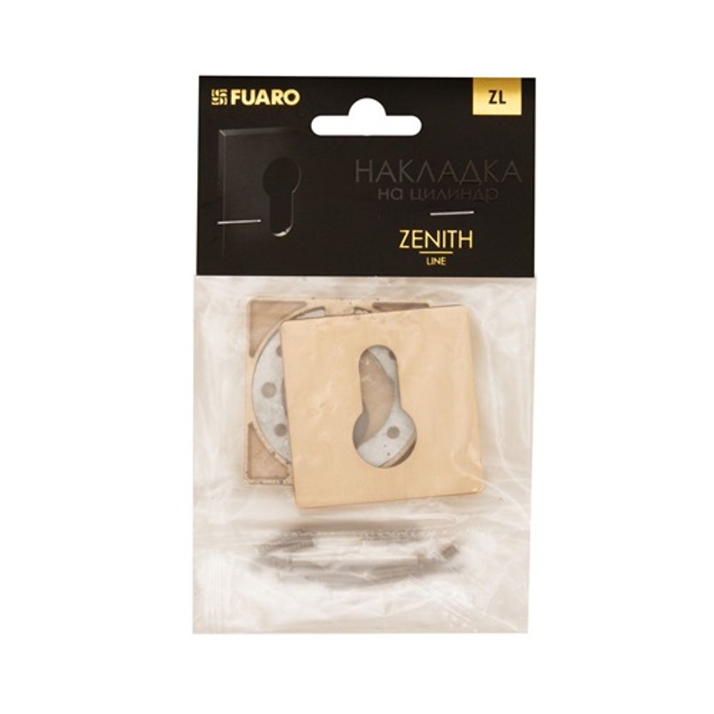Накладка под цилиндр FUARO ET ZL SSG-39 сатин.золото /60783/