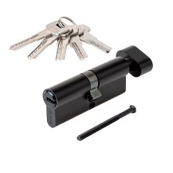 Цилиндровый механизм с вертушкой AVERS ZM-80-C BLM черный 5кл.