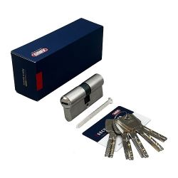 Механизм цилиндровый ABUS X6410 ключ/ключ 35-55 (90 мм) NI (5 key)