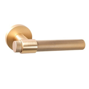 Ручка дверная RENZ 318-06 SSG "Асти" (золото матовое сатиновое)