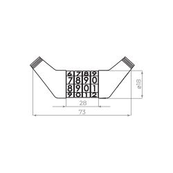 Замок тросовый AJAX PD-0665-CODE /57469/