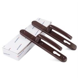 Комплект ручек на планке DORMA bremen 92/30/8мм светло-коричневая (RAL8017)