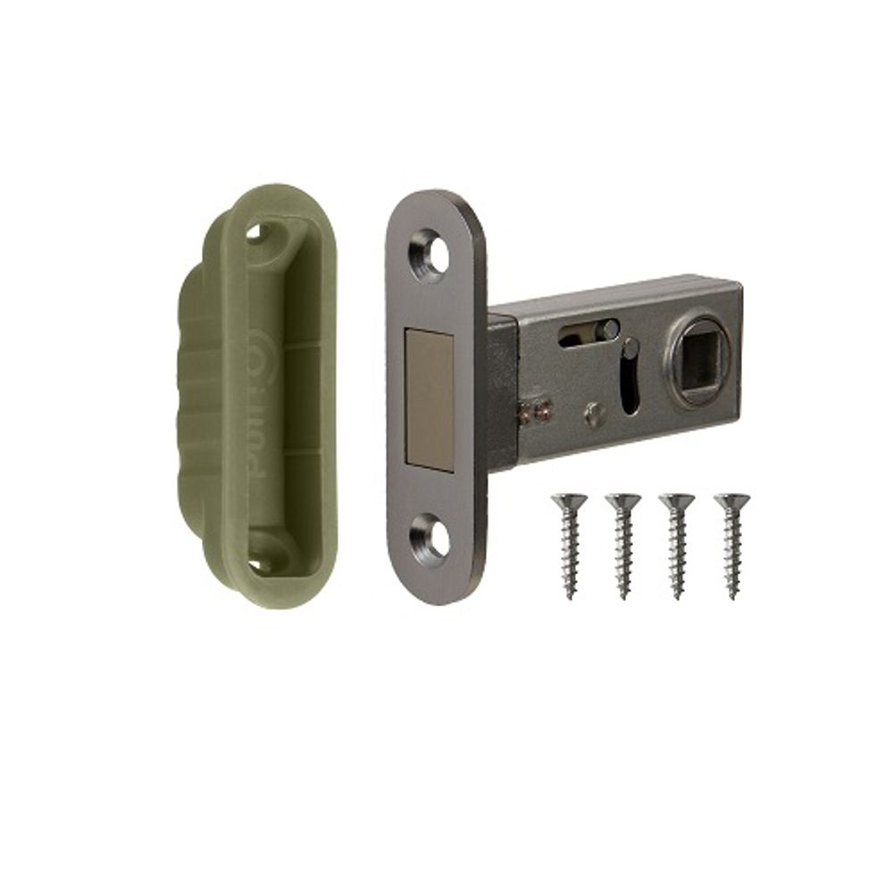 Защелка врезная магнитная PUNTO ML50-8 SSC-16 сатин.хром /61137/