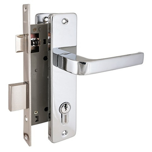 Замок врезной АЛЛЮР 126/1 CP хром