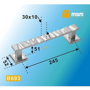 Ручка-скоба MSM B693 MBR мат.коричневый