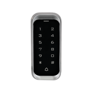 Кодонаборная панель TANTOS TS-KBD-EMF металл, сенсорная, EM-Marine, Mifare, HID Prox, IP66