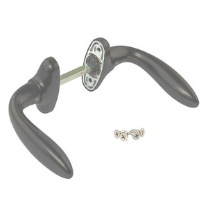 Нажимной гарнитур раздельный STUBLINA 1032.00.362 антрацит (RAL 7024 матовый)