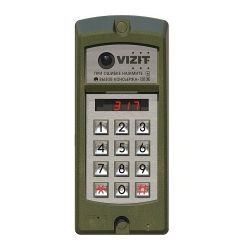 Вызывная видеопанель VIZIT БВД-317RCBW встроенный считыватель EM-Marine, угол 90, белая подсветка