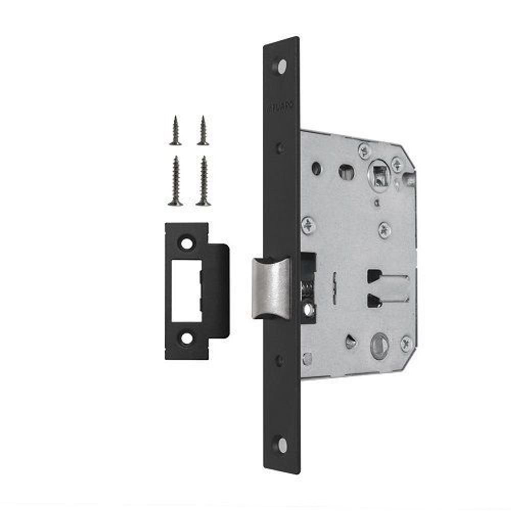 Защелка врезная FUARO F72-50 BL-24 черный /42643/