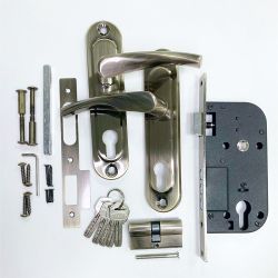 Замок врезной VETTORE 1523/60 AB бронза