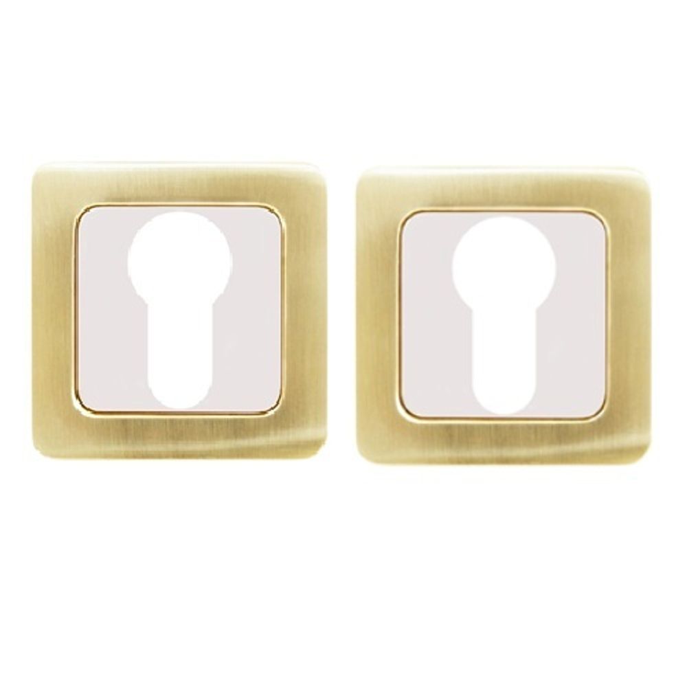 Накладка цилиндровая АЛЛЮР АРТ ET-S1 SB/PB мат.золото/золото