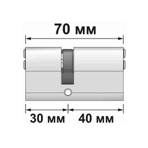 Цилиндровый механизм APECS SM-70 (30/40) G золото