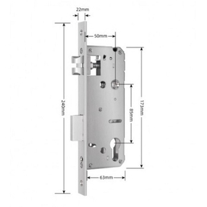 Врезной замок NOVILOCK 5085