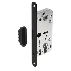 Замок магнитный PUNTO ML85-35 BL черный /63223/