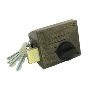 Замок накладной ЗЕНИТ ЗН1-2 бронза /27867/