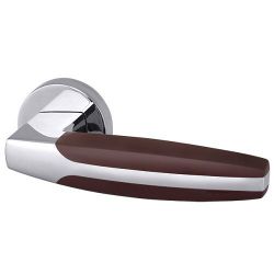 Ручка раздельная ARMADILLO ARC URB2 CP/Brown-16