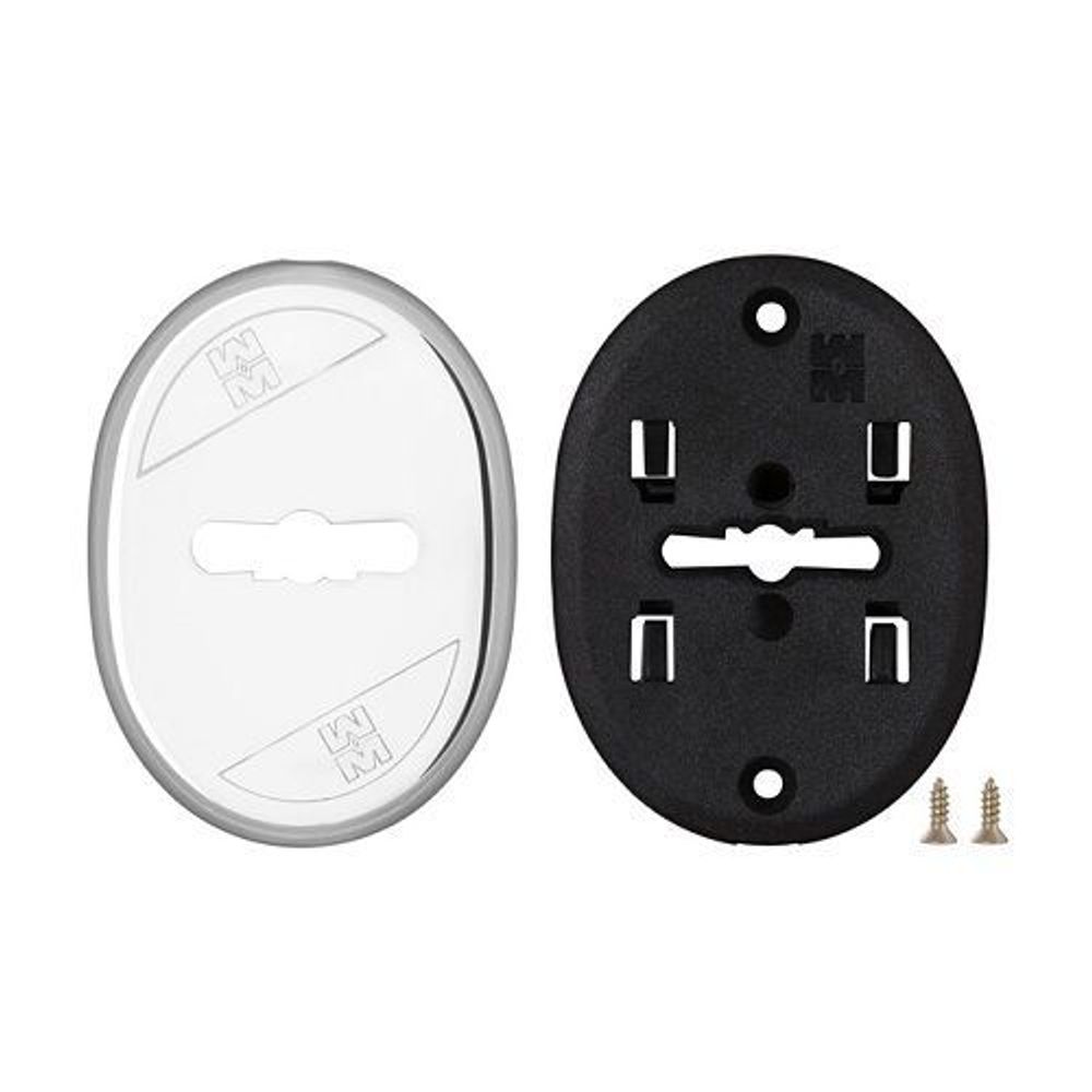 Накладка на сувальдный замок овальная MOTTURA 95.323 (хром), 1 шт /2049/