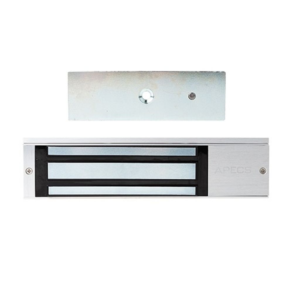 Замок электромагнитный APECS EML-350-SL (12/24V) серебро