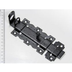 Задвижка дверная НОЭЗ ЗД-110-Пр черный матовый