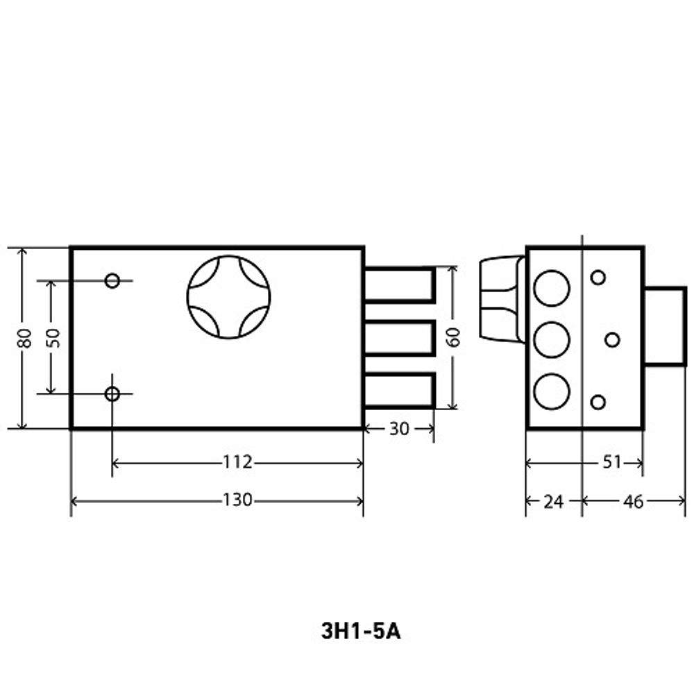 Замок накладной АЛЛЮР ЗН1-5А