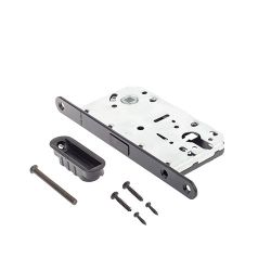 Замок врезной магнитный Code Deco 5300-MC-BLM черный матовый