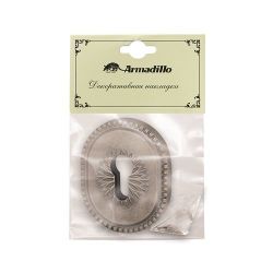 Декоративная накладка ARMADILLO ET-DEC CL AS-9 антич.серебро /34915/