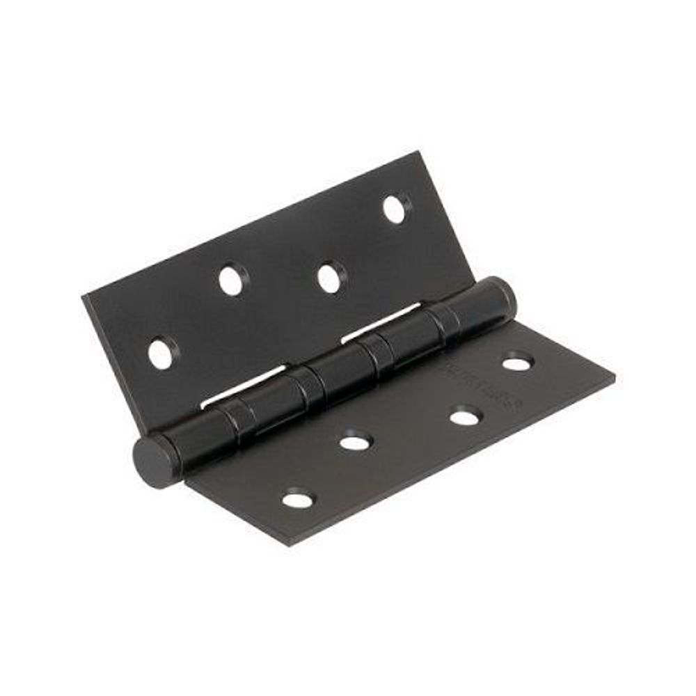 Петля дверная универсальная FUARO 4BB 100x75x2,5 BL черный матовый /40843/