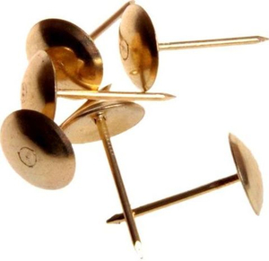 Гвозди мебельные медь 100 шт.