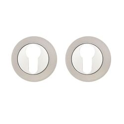 Накладка под цилиндр VETTORE ET 0701 SN/CP мат.никель/хром