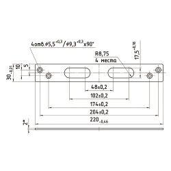 Планка запорная МЕТТЭМ 14.1.002