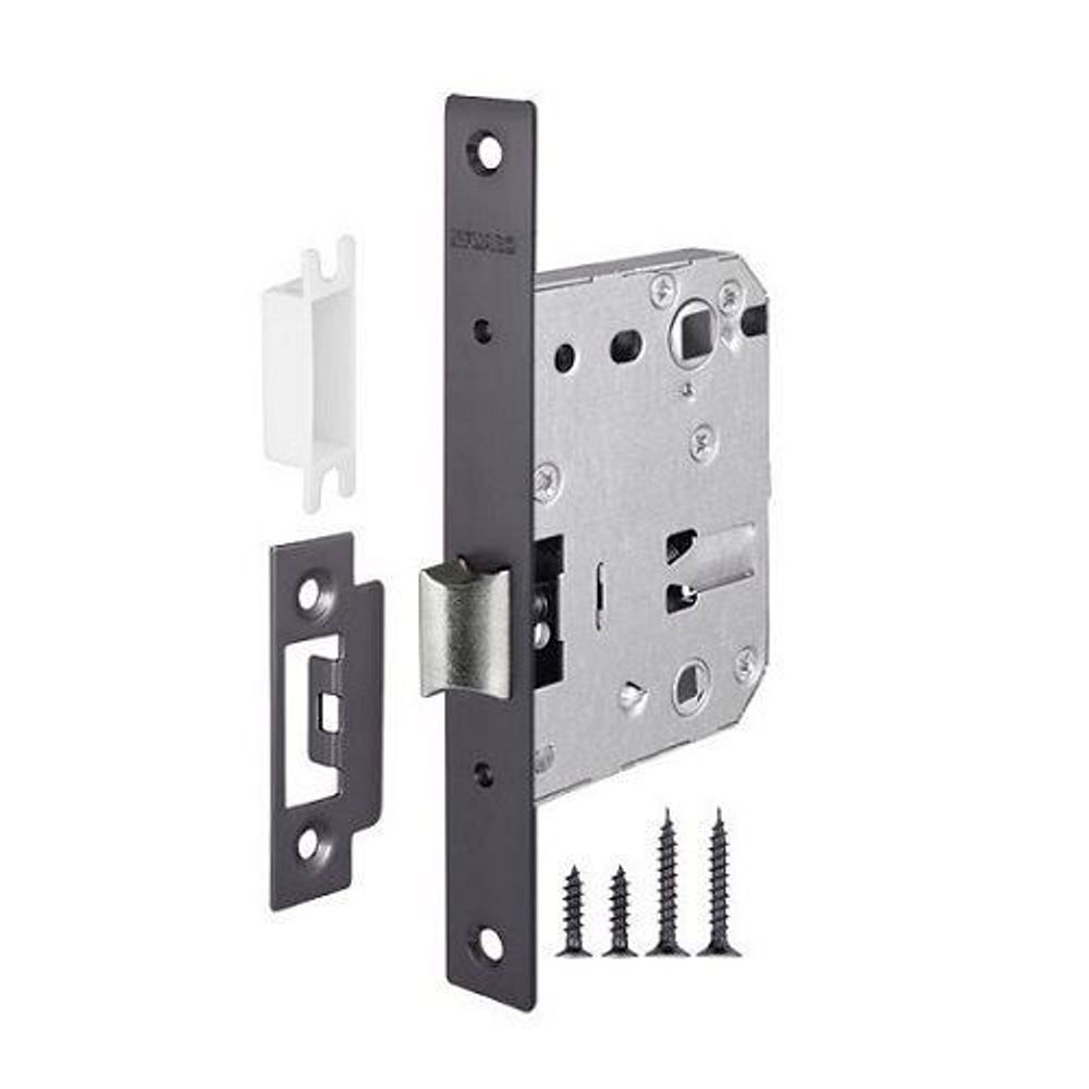 Защелка врезная FUARO F72-50 GR графит /37505/