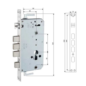 Корпус электронного замка Moorgen T3 X5 /59277/