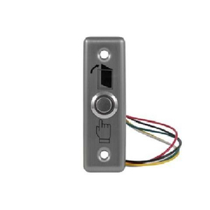 Кнопка выхода прямоугольная TANTOS TDE-02 (металл)