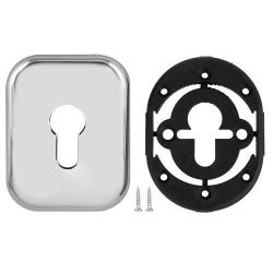 Декоративная накладка FUARO ESC 486-C SQ XL CP хром /39689/ (1 шт)