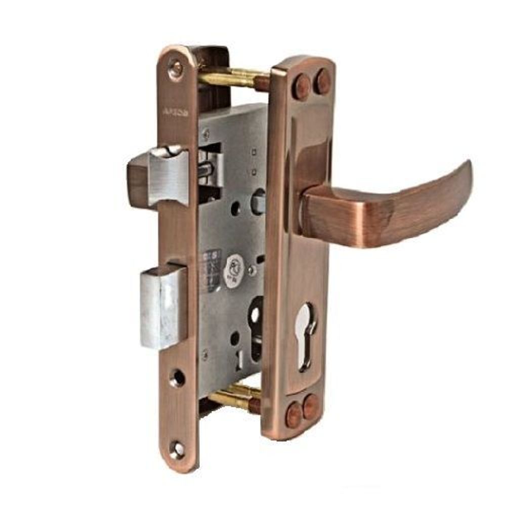 Замок врезной APECS 1601 AC медь