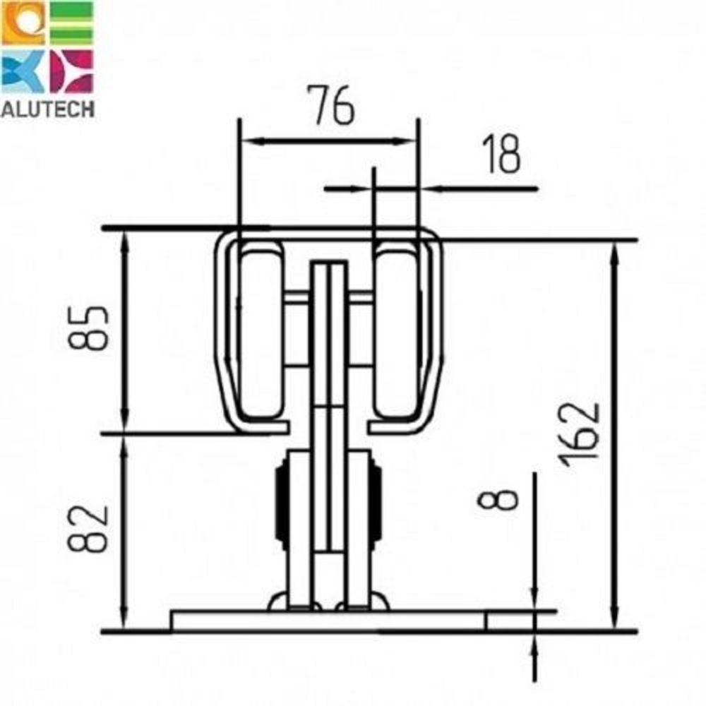 Опора роликовая SGN.02.150